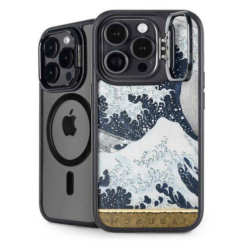 The Great Wave off Kanagawa by Hokusai iPhone 14 Pro Kickstand Case